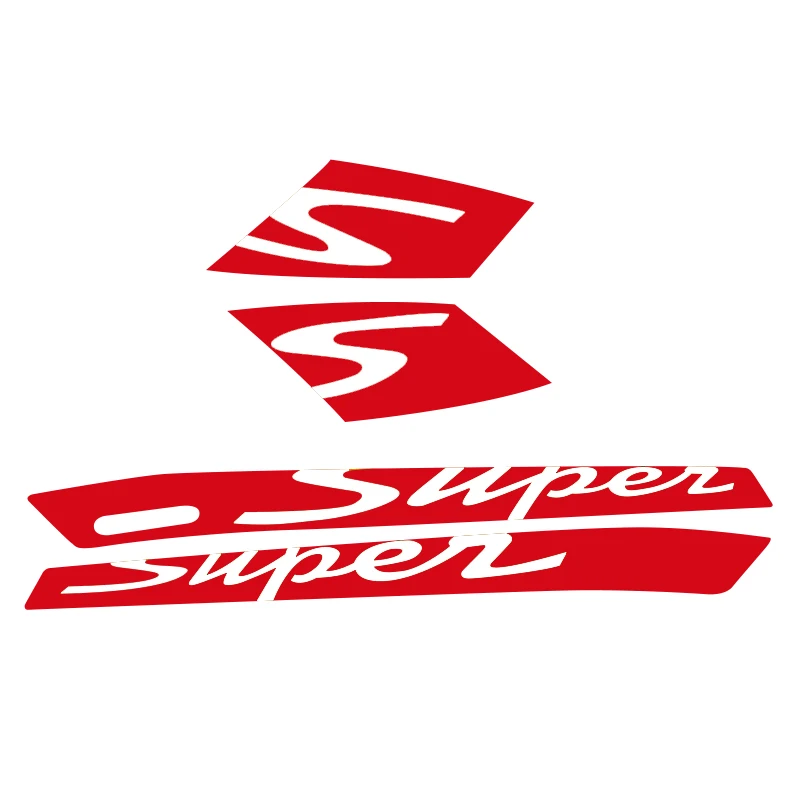 

New 2D Decal Sticker with glue Super for Vespa GTS300 Sport Fits gts with the two long vents in each panel