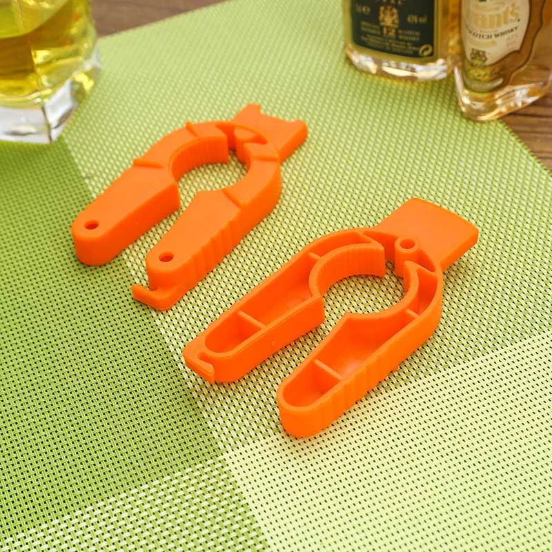 

Kitchen Gadgets Plastic Bottle Openers Canned Drink Can Opener Portable Non-slip Multifunctional Manual 1Pc