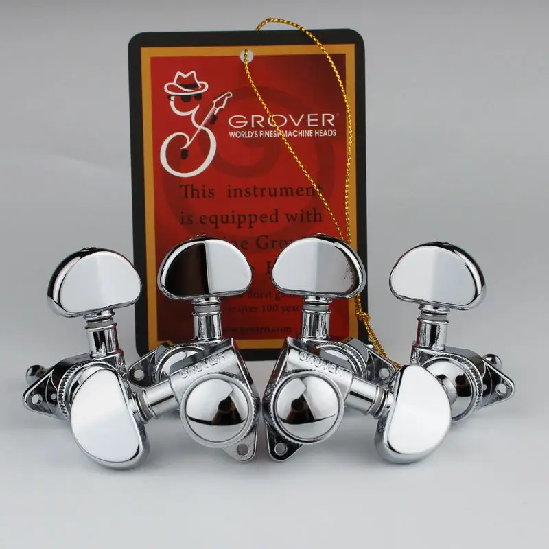 Grover 502C Roto-Grip Locking Rotomatic 3x3 tuners Chrome | Спорт и развлечения