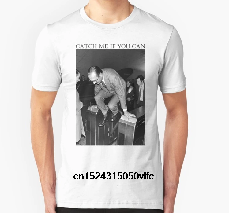 

Fashion Cool Men T shirt Women Funny tshirt Jacques Chirac - Catch Me If You Can Customized Printed T-Shirt