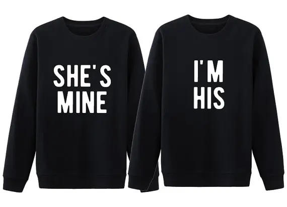 

His and her matching couple sweatshirt She's mine I'm his shirts Couple sweatshirts Engagement shirts Gift for couple