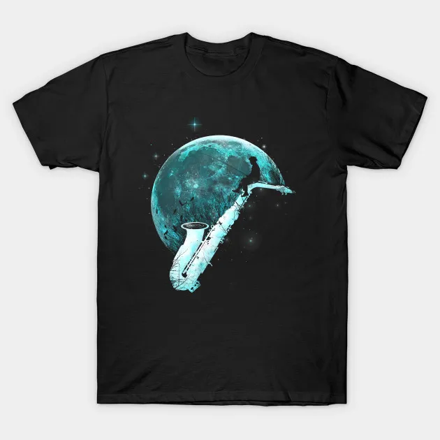 

Men Short sleeve tshirt Catching Tunes Saxophone T Shirt Women t-shirt