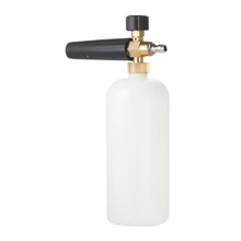 Пенная насадка Регулируемая пенная пушка 1 литровая бутылка с 1/" быстрым разъемом генератор для мойки высокого давления