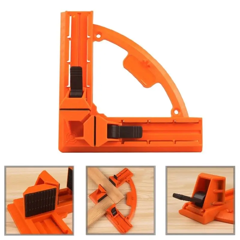 90 Degree Right Angle Clamp 95mm Reinforced Fixed Picture Frame Clip DIY Glass Mitre Clamps Corner Holder Woodworking Hand Tool 90 Degree Right Angle Clamp 95mm Reinforced Fixed Picture Frame Clip DIY Glass Mitre Clamps Corner Holder Woodworking Hand Tool