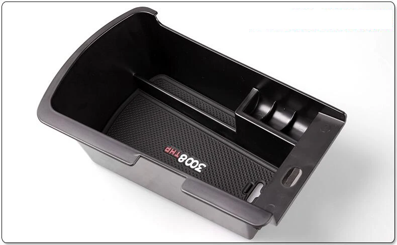 AOSRRUN центрального подлокотника ящик для хранения с крышкой для шума ящик для хранения чехлы автомобильные аксессуары для peugeot 3008 2013