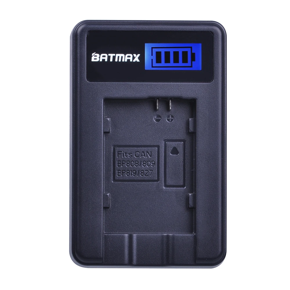 2 шт. 2900 мАч BP 828 BP828 литий ионные аккумуляторы + ЖК зарядное устройство USB для Canon VIXIA