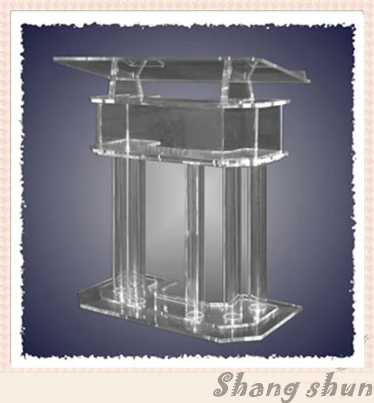

Clear Lectern, Church Pulpit, Acrylic Podium Pulpit Lectern