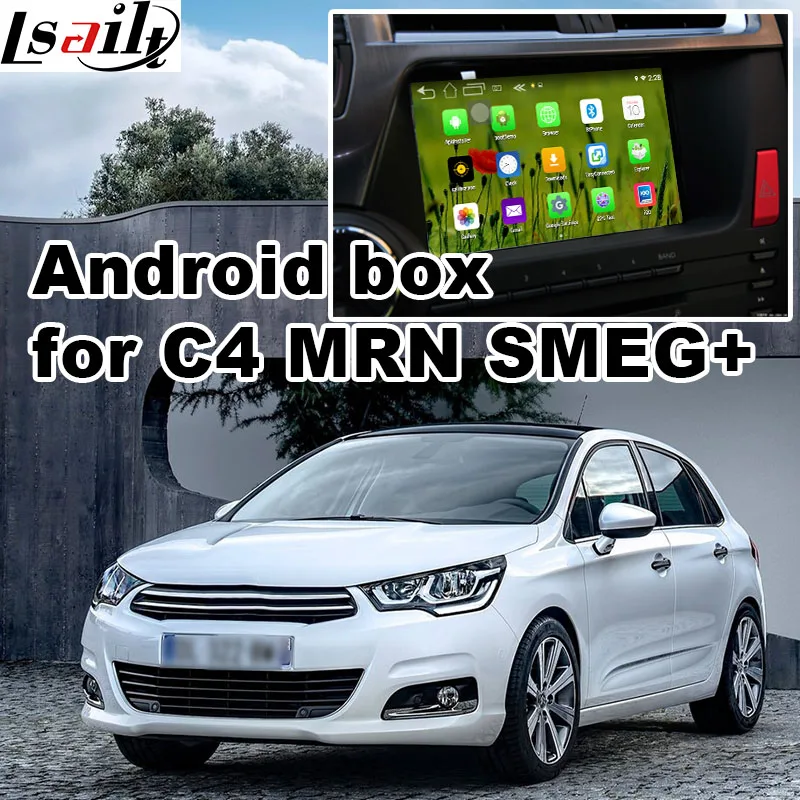 

Android 6 GPS navigation box for Citroen C4 C5 C3-XR MRN SMEG+ system video interface box with Carplay quad core waze yandex