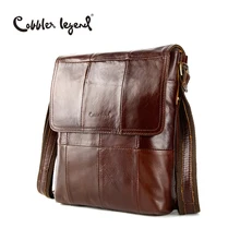 Cobbler Legend 2016 New Top Cowhide Genuine Leather Men’s Business Messenger Bags Casual CrossBody Shoulder Bags For Man 1208165