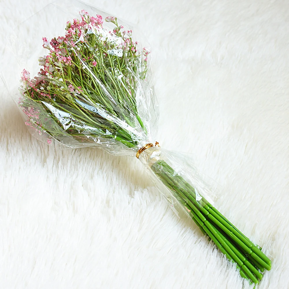 2019 16pcs/set Babies Breath Fake Gypsophila DIY Floral Bouquets Babies Breath Artificial Flowers For Home Wedding Decor Gift 2019 16pcs/set Babies Breath Fake Gypsophila DIY Floral Bouquets Babies Breath Artificial Flowers For Home Wedding Decor Gift