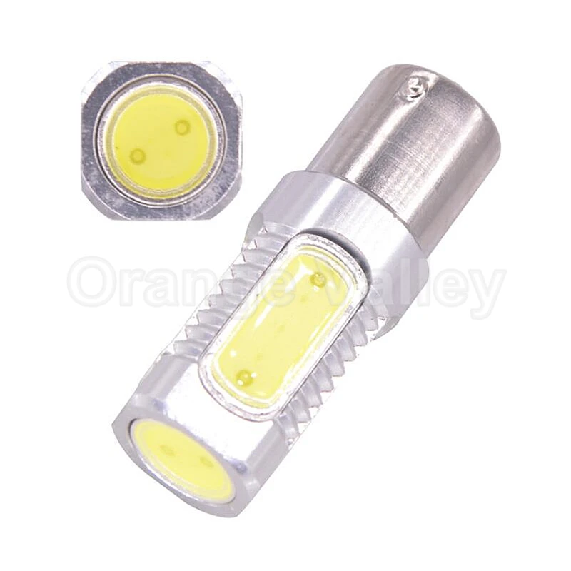 

2pcs Constant current 1156 BA15S P21W S25 Canbus Error Free 5 High Power LED COB Car Brake Fog Daytime Running Light