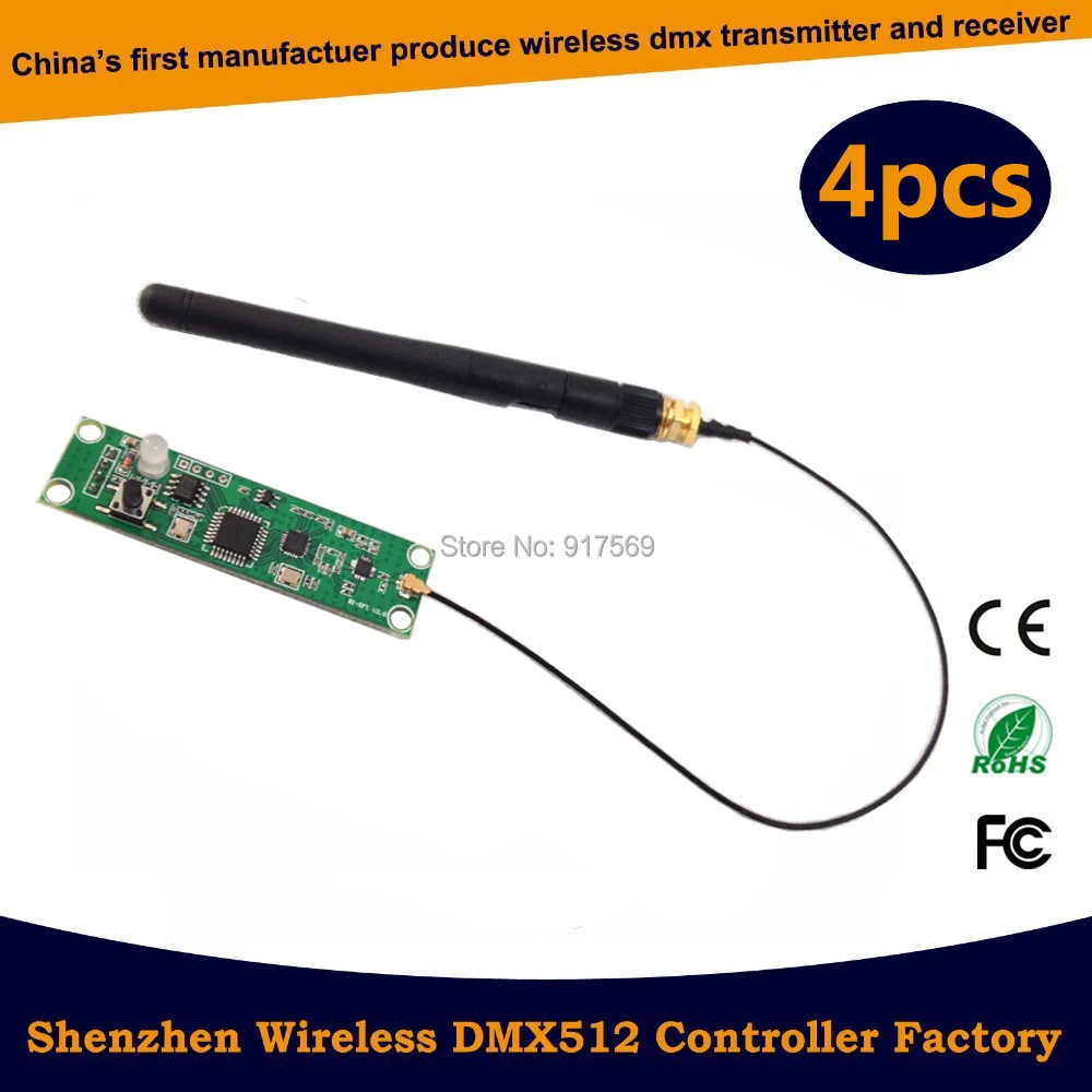 

4PCS wireless DMX PCB board and 1pcs LCD dmx controller for Mr Sam