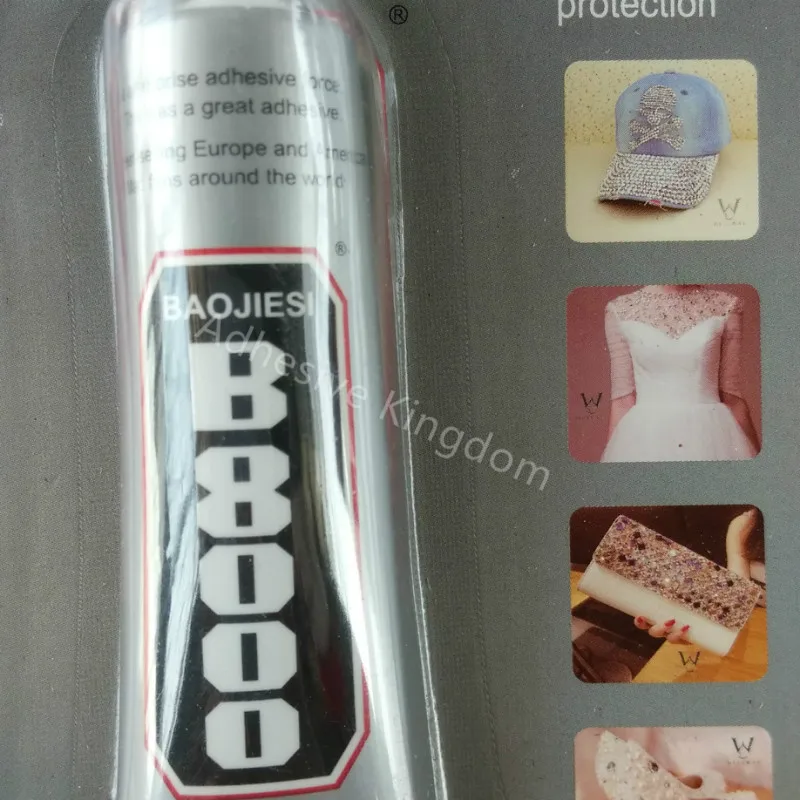 Горячая Распродажа 2 шт. B8000 высокопрочный клей для плюшевая ткань клей на основе эпоксидной смолы Diy Стразы металлические Резина