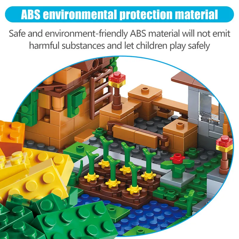 Cena 3 w 1 seria miejska luksusowy domek na drzewie kompatybilny z Legoingly Village Farm Building Blocks wiatrak Brick Kids Toy