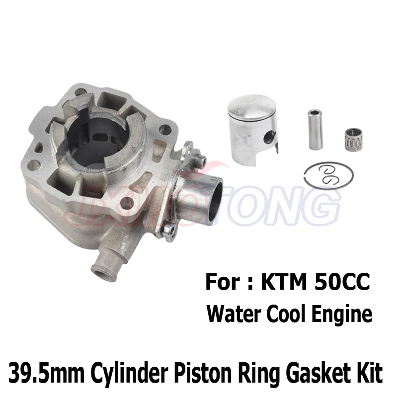 Kit de junta de anillo de pistón de cilindro de 39,5mm a estrenar Ktm50 Ktm 50 Sx Junior Water Cool Engine cilindro barril pistón kit de