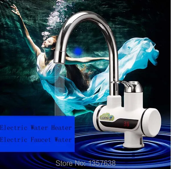 3sec мгновенное Tankless электрическая водонагреватель кран мгновенных вода затычка
