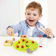 1 компл. Обучающие Детские деревянные руки клип фруктов Игрушечные лошадки Интеллект jigsaw Паззлы Детские Дети раннего обучения игры подарки