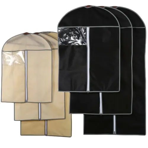 

Garment Dustproof Cover Storage Bags Clothes Suit Coat Dress Jacket Protector HOT