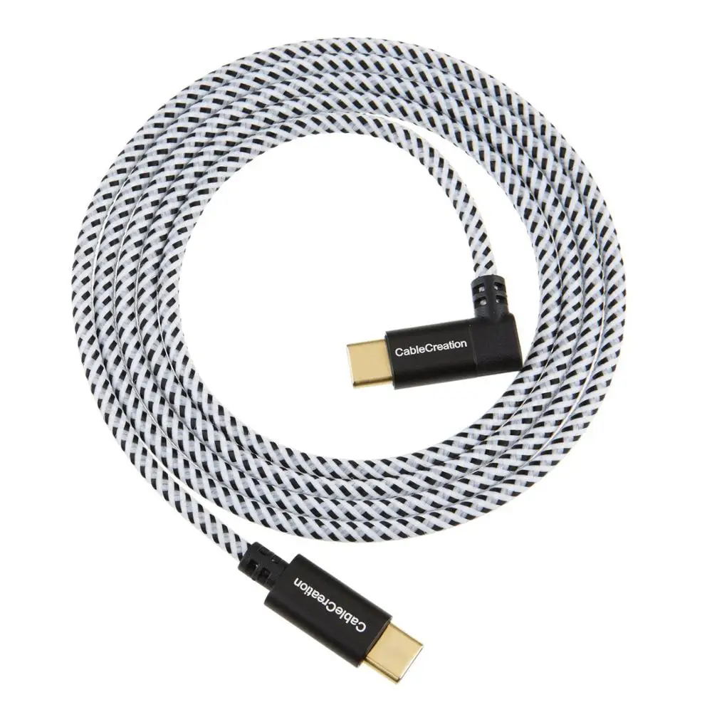 Прямой угол USB C кабель CableCreation 4 фута 90 градусов Type совместимый с MacBook(Pro) Pixel Galaxy S9 +