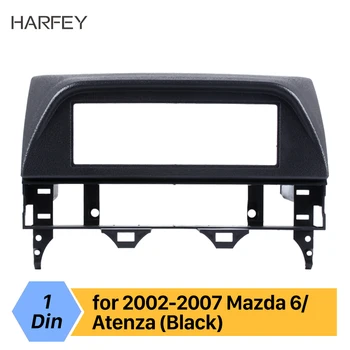 

Harfey 1DIN Car Radio Fascia for2002 2003-2007 Mazda 6 Atenza Car Audio Stereo Dashboard Surrounded Install Trim Panel Kit Plate