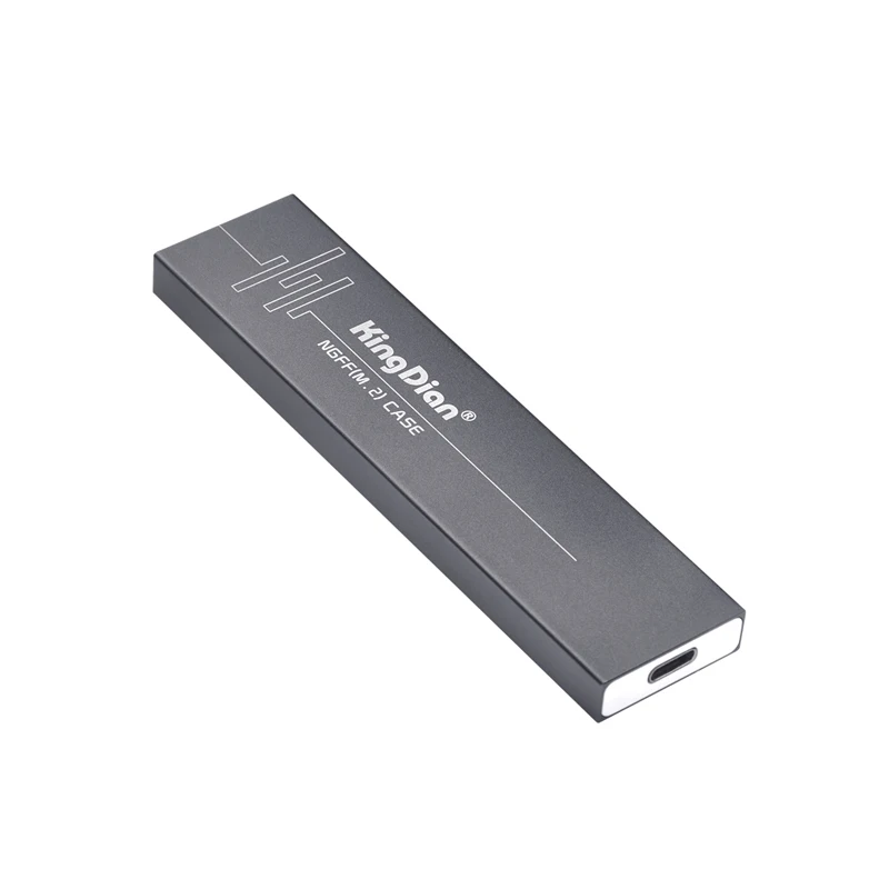 KingDian External Hard Disk Drive Enclousure Case M.2 NGFF Type C to