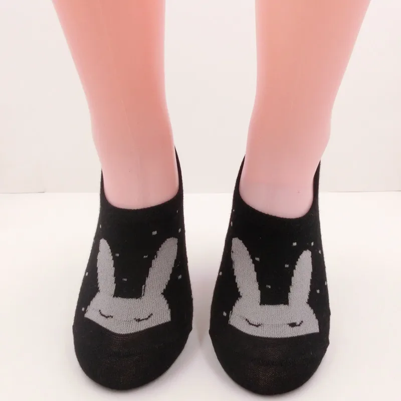 

Cute Cartoon Animal Rabbit Panda Socks Slippers Cotton For Women Summer Breathable Socks Female Girls Ladies SC034