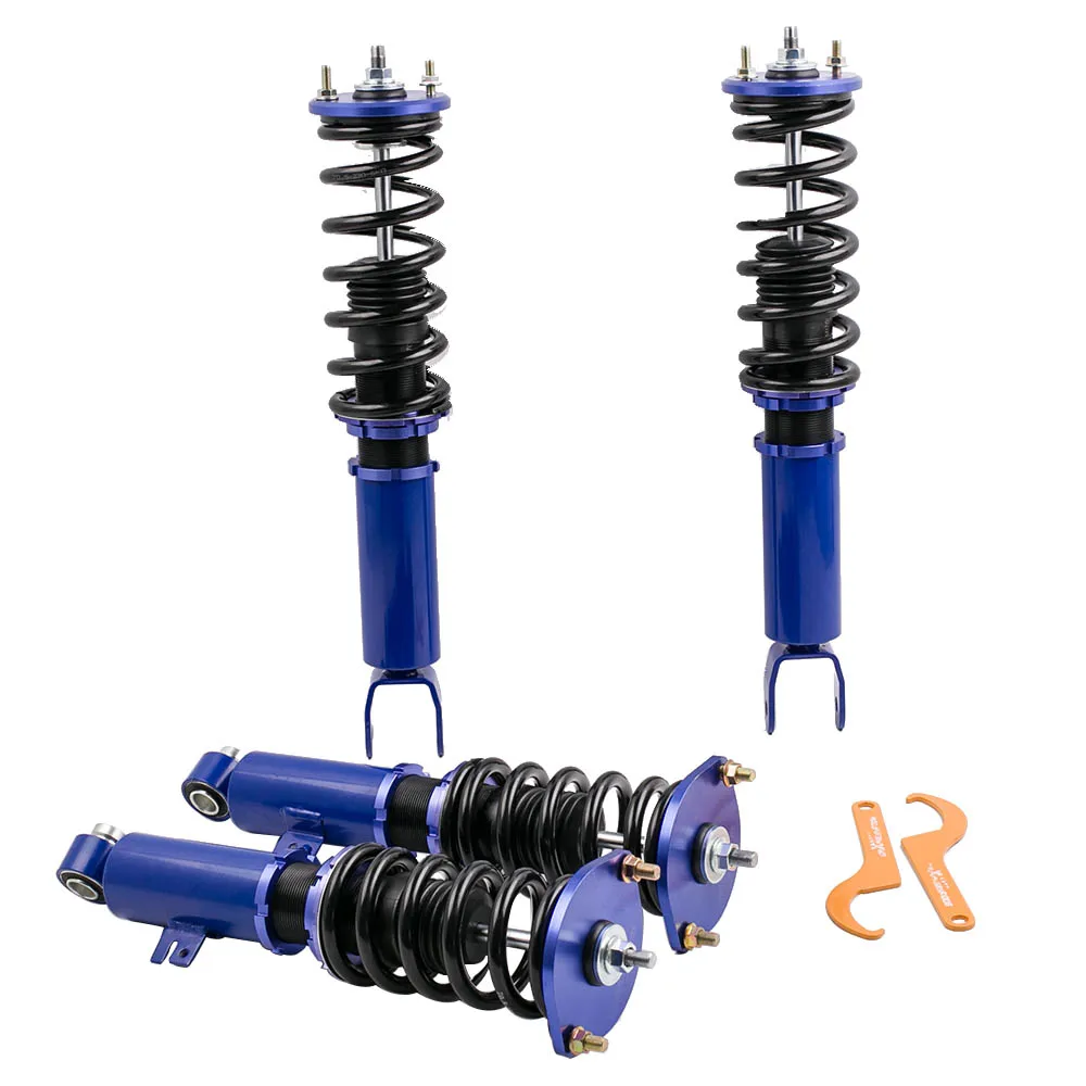 

Shock Absorbers Coilovers for Nissan Fairldy Z 300ZX Z32 90 91 92 93 94 95 96 Coil Absorbers Struts Lower Adj. Height Top Mount