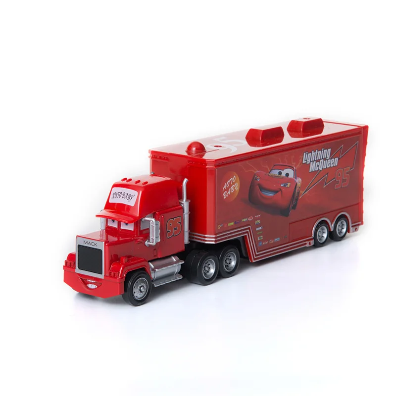 Disney машинок пиксара и с рисунками из мультфильма «Тачки 2 3 игрушки № 95 Mack дядя грузовик Lightning McQueen Джексон Storm 1:55 литой модельный автомобиль