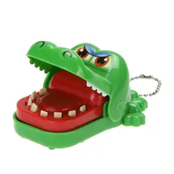 Мультфильм крокодил стоматолог Bite С брелок рот пальца игры Забавные игрушки забавные Gag игрушки новинка Игрушечные лошадки рождественских