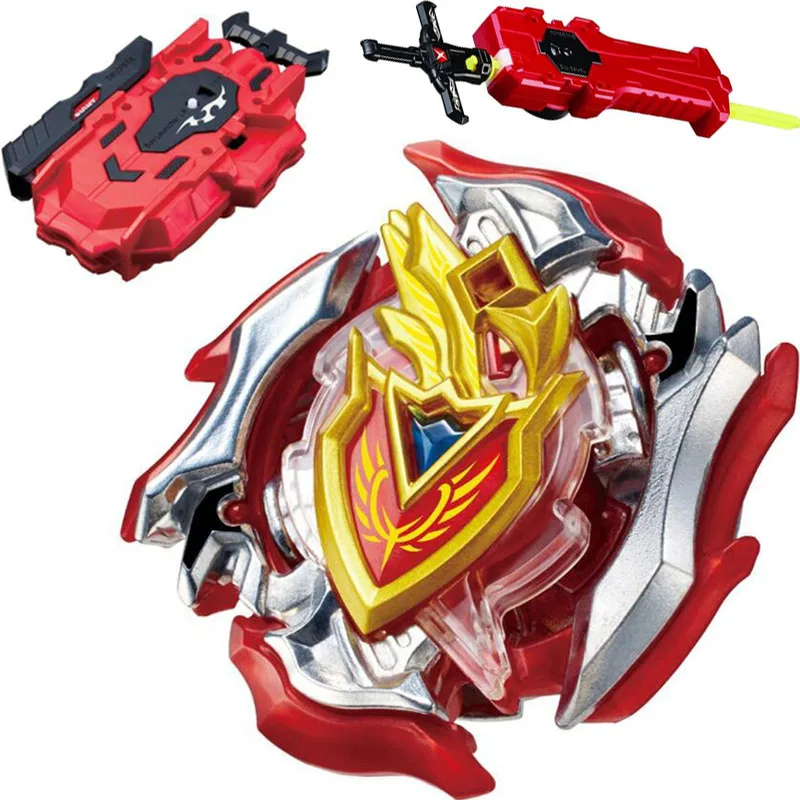 Children Toys Spinning Top Nightmare Longinus / Luinor STARTER w Launcher B-97 + LR RED Launcher and Sword