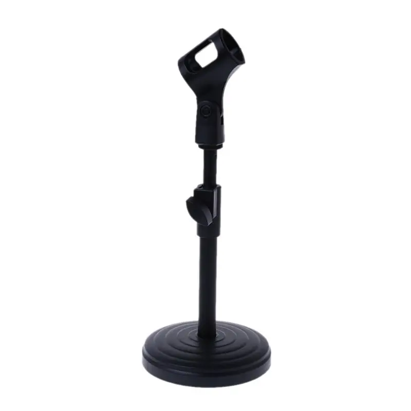 Hot New Mudder Adjustable Foldable Desk Microphone Stand Metal Base With Mic Clip For Meetings Hot New Mudder Adjustable Foldable Desk Microphone Stand Metal Base With Mic Clip For Meetings