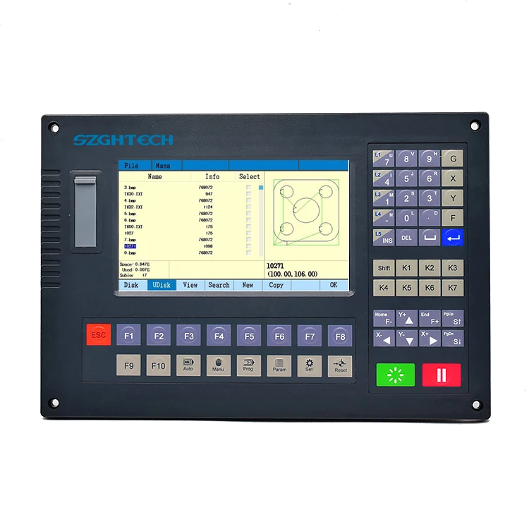 lower price GH 2 axie plasma cnc controller / cnc flame cutter