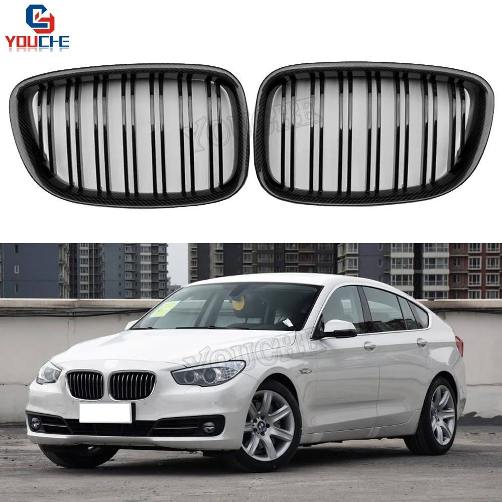 

5 GT F07 Carbon Fiber Front Bumper Grille Mesh for BMW 5 Series 2010 - present Fastback 535i 550i CF Front Grill