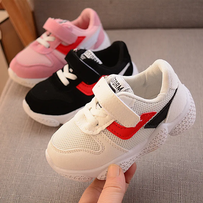 

2019 Fashion Soft Kids Sneakers Spring Children's Sport Shoes Boys and Girls Breathable Casual Shoes Children's Shoes