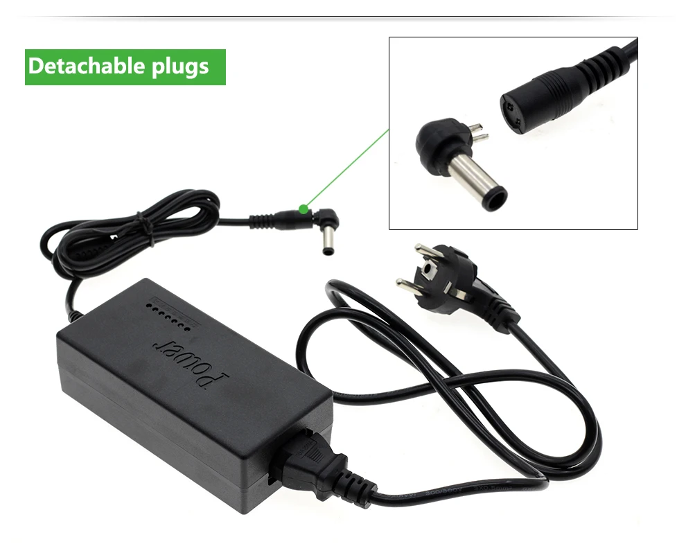 Универсальный адаптер переменного/постоянного тока AC95-265V вход в 12 В/15 В/16/18 в/19 в/20 в/24 В выходной источник питания с 8 штук разъемы постоянного тока