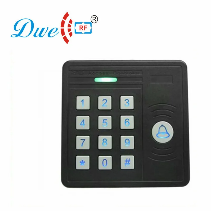 DWE cc РФ RFID Card Reader 125 кГц emid Wiegand 26 синий подсветки клавиатуры водонепроницаемый reader для системы контроля доступа 002j