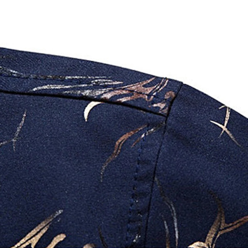 2019 الذكور الأزياء العلامة التجارية عارضة الأعمال ملابس رجالي تلائم الرجل النحيف قميص camisa قمصان طويلة الأكمام الأزهار الاجتماعية اللباس الم...