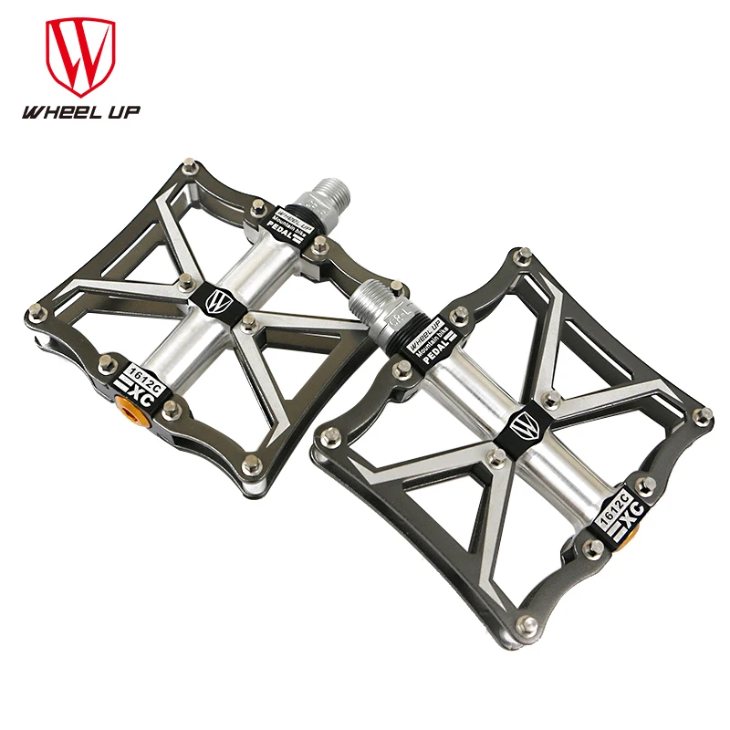 Buy WHEEL UP 3 bearings Aluminum bike pedals CNC bmx