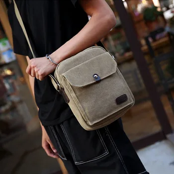 

121417 newhotstacy man shoulder bag male small canvas bag