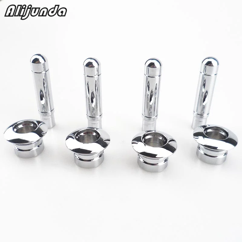 

High Light Plating Door Lock Stick Pin Cap Set+Holding 8PCS For Chevrolet Cruze sedan hatchback Opel Mokka
