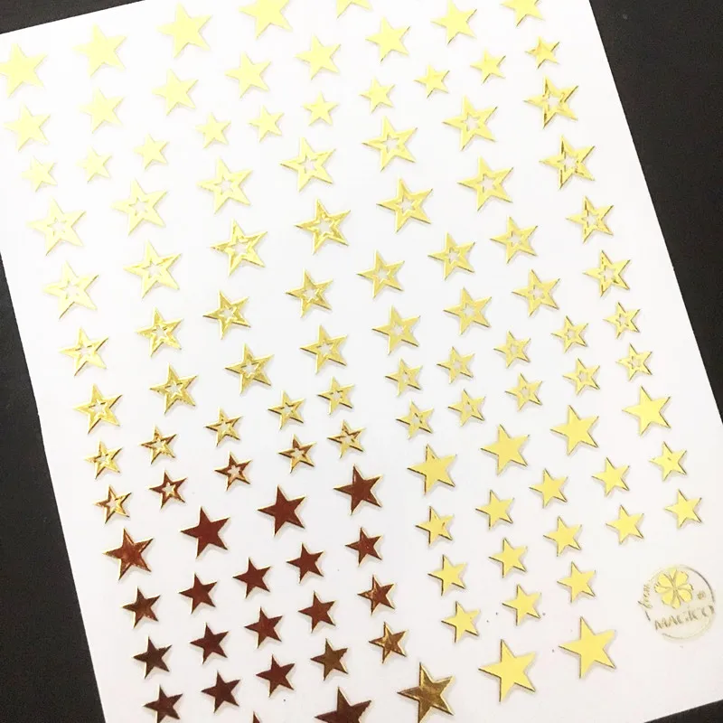 

Newest 3d nail art sticker MAGICO M-170-2 star Decals Tool DIY Nail Decoration Tools
