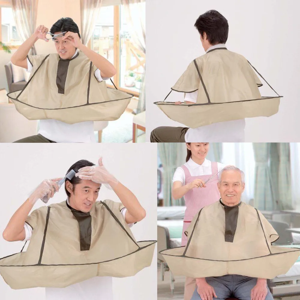 

New 1pc Adult Kids Foldable Waterproof Hair Cutting Cloak Umbrella Cape Salon Barber Hair Cutting Accessory ja30ja4