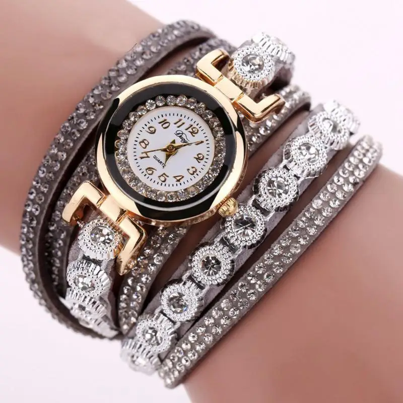 gray Relojes mujer Дамы Металлический Браслет ремешок Кварцевые часы Женские часы-браслет Дамская мода женские часы 10 - Окраска металла: gray