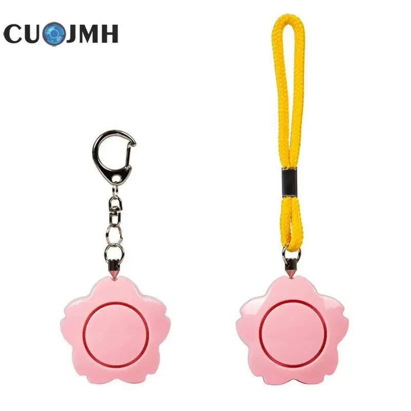 

Pocket Alarm 130db Self Defence Keychain Alarm Personal Protection Flower Anti-wolf Device 2 Colors Cute Emergency Alarm