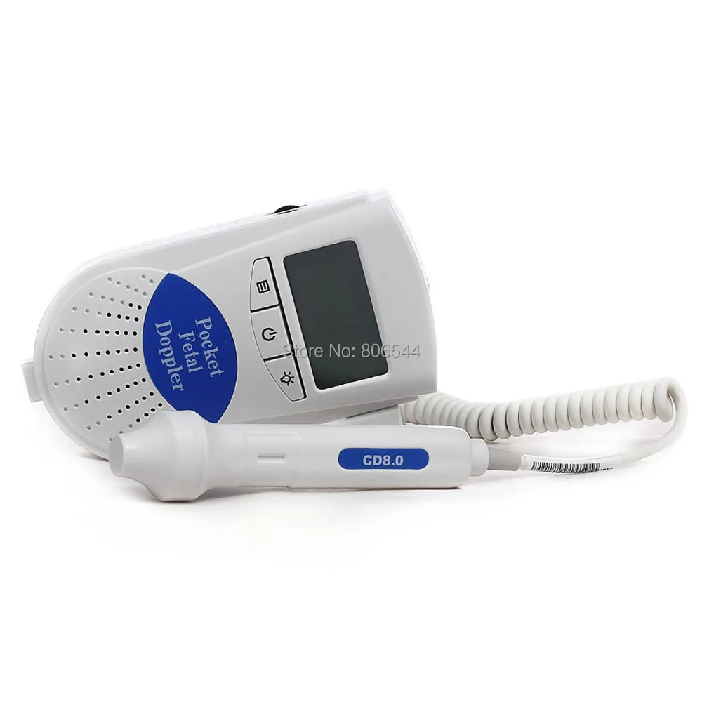 

CE & FDA Fetal Doppler 8MHz with LCD Display Blue color JXKH-02