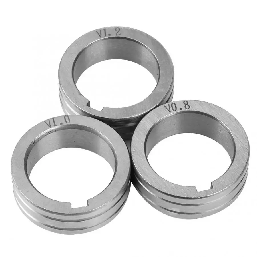

30mm/1.18in Steel Wire Feeder Roller 0.8/1.0/1.2 Welding Wire Feeding Guide Wheel for Binzel