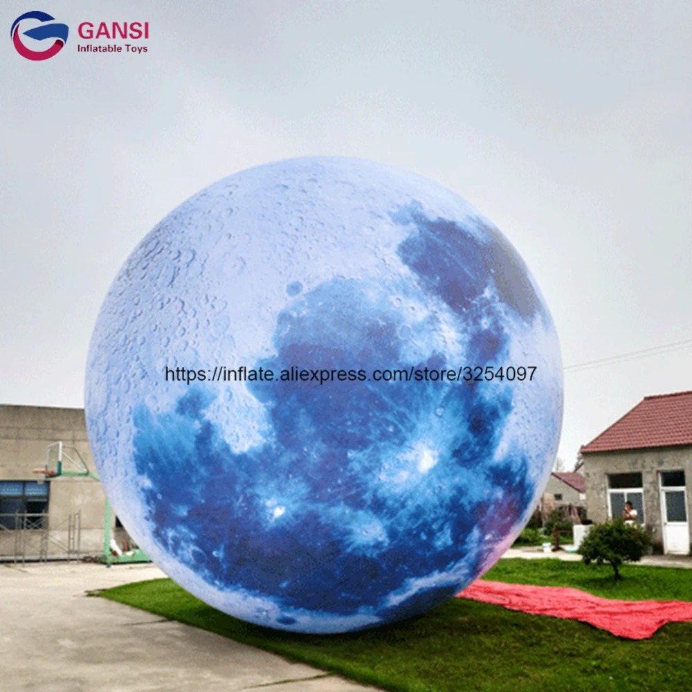 210T polyester cloth inflatable helium earth ball commercial giant inflatable planet balloon for festival 3 4 foot mirror ball reflective inflatable mirror balloon