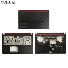 Для DELL Inspiron 15P 7000 7557 7559 T9X28 нижняя базовая крышка/Упор для рук верхняя крышка без сенсорной панели/Нижняя крышка двери нижний чехол