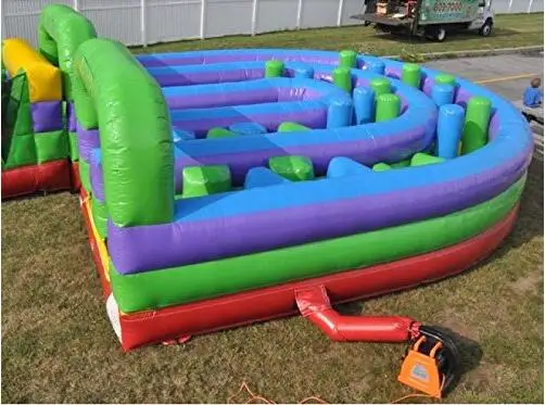 

Inflatable Interactive U-Turn Obstacle Course For Children