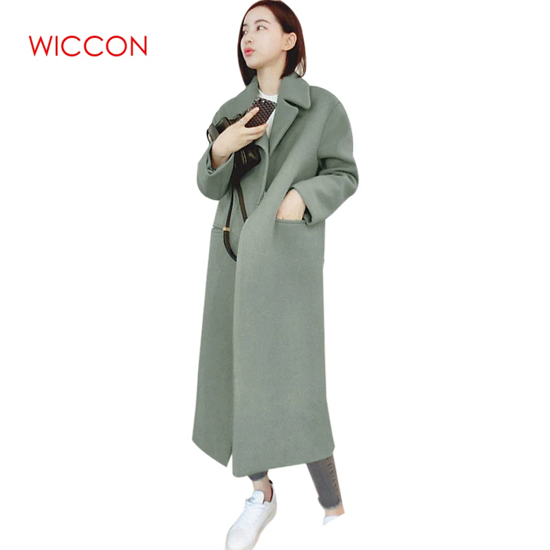 Winter woman coat female 2018 long thick jacket double-faced woolen windbreaker women's thin overcoat cashmere coat women